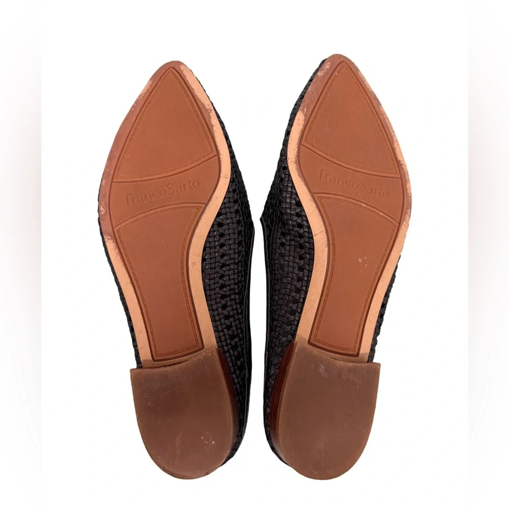 Franco Sarto Sorello Woven Weaved Mules Women’s 6.5 Black - Picture 9 of 9
